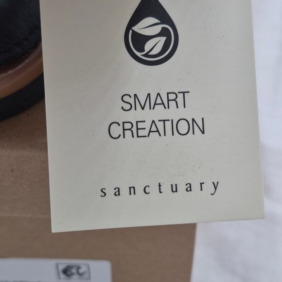 NEW Sanctuary Kitchy Slingback Flats Leather Saddle Tan Square toe Womens size 7 - Picture 7 of 11